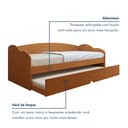 Ver imagem 7 de Bicama Infantil com Cama Auxiliar Estrado Madeira Liz Marrom/Cinamomo