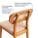 Ver imagem 3 de Banqueta Madeira Maciça Liz CabeCasa MadeiraOriginals