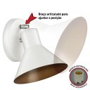 Ver imagem 4 de Arandela Articulada Retro Tenesse Aluminio Branco