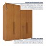 Guarda-Roupa Casal 4 Portas 4 Gavetas Eloá 100% MDF - 12