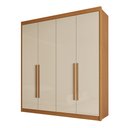 Ver imagem 3 de Guarda-Roupa Casal 4 Portas 4 Gavetas Eloá 100% MDF