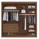 Ver imagem 6 de Guarda-Roupa Casal 4 Portas 4 Gavetas Eloá