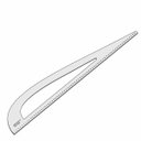 Ver imagem 2 de Esquadro Numero 1 Alfaiate Régua Costura Cavas 1 ACRILICO