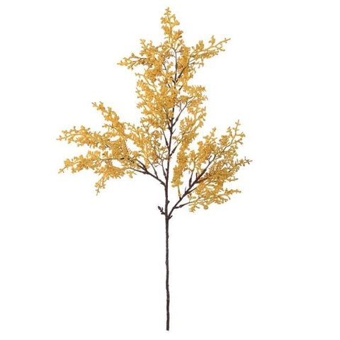 Galho Gypso 64cm Amarelo Florarte Flor Arte
