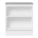 Ver imagem 3 de Balcão De Cozinha 70 Cm 2 Portas Branco Rustic/branco