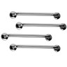 Barra de Apoio 60cm Inox Kit 4 Unidades Idoso Banheiro Box Acessibilidade Deficiente Cadeirante Supo - 1