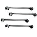 Ver imagem 1 de Barra de Apoio 60cm Inox Kit 4 Unidades Idoso Banheiro Box Acessibilidade Deficiente Cadeirante Supo