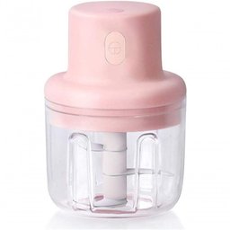 Mini Processador Triturador de Alimentos Elétrico C/lâminas Usb Recarregável - 4