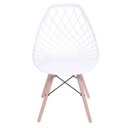Ver imagem 6 de Conjunto 4 Cadeiras Clarice Cloe Madeira Branco