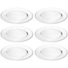 Kit 6 Sousplat de Cristal Wolff 32cm Lugar Americano Redondo - 1