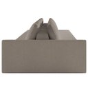 Ver imagem 6 de Sofá Ilha Modular com Puff para Sala Living 432cm Georgia K04 Bouclê Bege Escuro - Mpozenato
