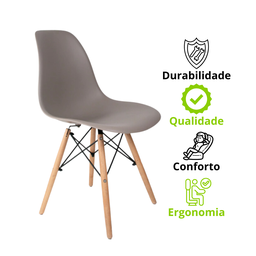 Conjunto 4 Cadeiras para Sala de Jantar Eames Eiffel Dkr - 8