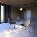Ver imagem 5 de Conjunto 4 Cadeiras para Sala de Jantar Eames Eiffel Dkr Cinza