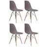 Conjunto 4 Cadeiras para Sala de Jantar Eames Eiffel Dkr - 2