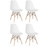 Conjunto 4 Cadeiras para Sala de Jantar Eames Eiffel Dkr - 2