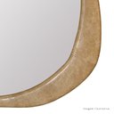 Ver imagem 7 de Espelho Decorativo Gringa Corino 84x64cm Orgânico Caramelo