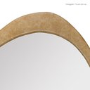 Ver imagem 6 de Espelho Decorativo Gringa Corino 84x64cm Orgânico Caramelo