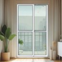 Ver imagem 2 de Porta Correr 2 Folhas Moveis 210 x 200 Elite c/Fecho Autom V.Liso Branco Brimak