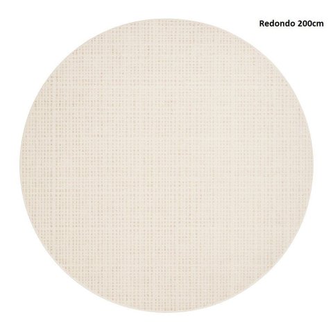 Tapete de Sala Pelo Baixo Redondo 200cm - Vener 088 - 200cm Redondo