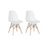 Conjunto 2 Cadeiras para Sala de Jantar Eames Eiffel Dkr - 2