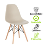 Conjunto 6 Cadeiras para Sala de Jantar Eames Eiffel Dkr - 10