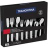 Faqueiro Tramontina Malibu 85 Peças Aço Inox Jogo de Talheres Serve 12 Pessoas - 4
