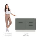 Ver imagem 7 de Balcão de Pia Madesa Agata 1 Porta e 2 Gavetas Branco