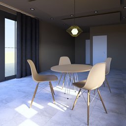 Conjunto 4 Cadeiras para Sala de Jantar Eames Eiffel Dkr - 5