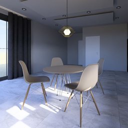 Conjunto 4 Cadeiras para Sala de Jantar Eames Eiffel Dkr - 5