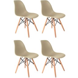 Conjunto 4 Cadeiras para Sala de Jantar Eames Eiffel Dkr - 2