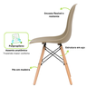 Conjunto 6 Cadeiras para Sala de Jantar Eames Eiffel Dkr - 9