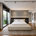 Ver imagem 4 de Cama com Cabeceira Queen Lumina Estofada Revestida com Linho:Linho Ocre