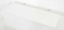 Ver mais imagens de Prateleira Flutuante 20x60 Cms com Suporte Incluso Pbs 2060 Multivisao Pbs-2060-UV Branco