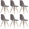 Conjunto 6 Cadeiras para Sala de Jantar Eames Eiffel Dkr - 2