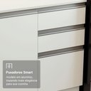 Ver imagem 6 de Armário de Cozinha Completa 100% Mdf 310 Cm Smart 02 Branco