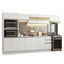 Ver imagem 2 de Armário de Cozinha Completa 100% Mdf 310 Cm Smart 02 Branco