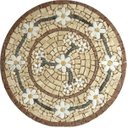 Ver imagem 1 de Mandala Mosaico Floral Rosone Venezia 80cm