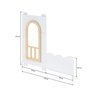 Cama Montessoriana Casinha com Led e Janela New Garden Casatema MadeiraOriginals - 11