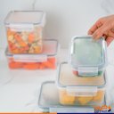 Ver imagem 2 de Pote Organizador de Geladeira Click Retangular 560ml - Wp Connect