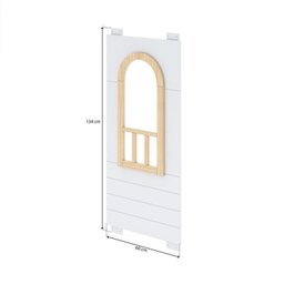 Bicama Reversível Casinha com Telhado, Led, Janela e Grade Frontal New Garden Casatema - 14
