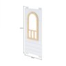 Bicama Reversível Casinha com Telhado, Led, Janela e Grade Frontal New Garden Casatema - 14