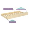 Bicama Reversivel Casinha com Telhado, Led e Grade Frontal Dupla New Garden Casatema - 17