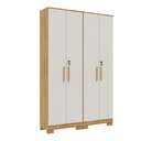 Ver imagem 2 de Conjunto de Armário Multiuso 2 Peças 100% Mdf Prisma Espresso Móveis