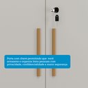 Ver imagem 5 de Conjunto de Armário Multiuso 2 Peças 100% Mdf Prisma Espresso Móveis