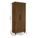 Ver imagem 2 de Organizador Multiuso Nexo 2 Portas MDF 82cm Malbec Casah