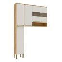 Ver imagem 2 de Conjunto para Lavanderia com 2 Peças 100% Mdf com Vidro Reflecta Itália Espresso Móveis
