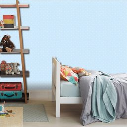Papel de Parede Adesivo Bolinha Azul 1,5 Metros o Rolo Np358 - 2