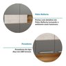 Conjunto para Lavanderia com 2 Peças 100% Mdf com Vidro Reflecta Itália Espresso Móveis - 6