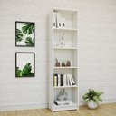 Ver imagem 1 de Estante Compacta Multiuso sem Porta 178cm x 29.5cm x 48cm Branco