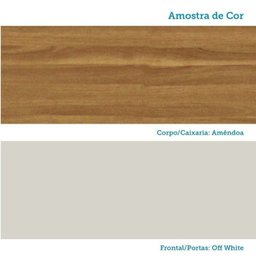 Conjunto de Armário Multiuso com 2 Peças 100% Mdf Itália Espresso Móveis - 5